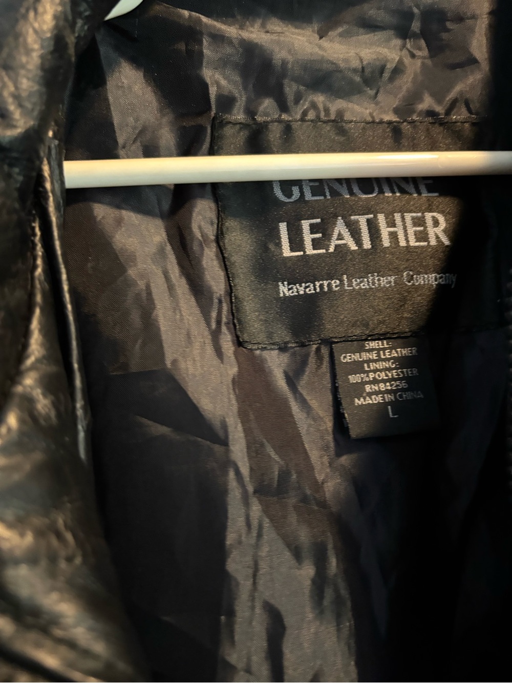Navarre Leather Company Women's Black Genuine Leather Jacket